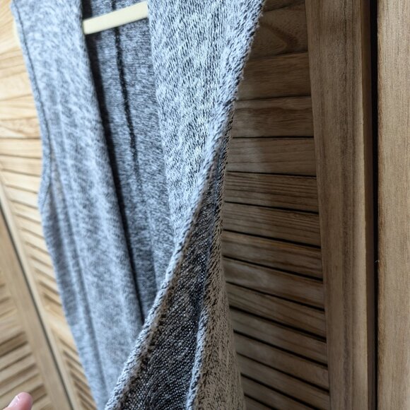 Green Envelope Open Front Knit Vest/Cardigan Black/White Size 2X - Picture 6 of 8